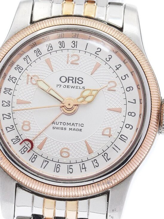 InvImg2106728758-  ORIS Big crown 7550 Pointer date Silver Dial Automatic Ladies Watch_944346